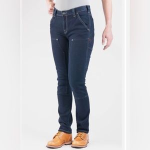 Dovetail Workwear The Maven Slim Stretch denim pants dark blue size 18